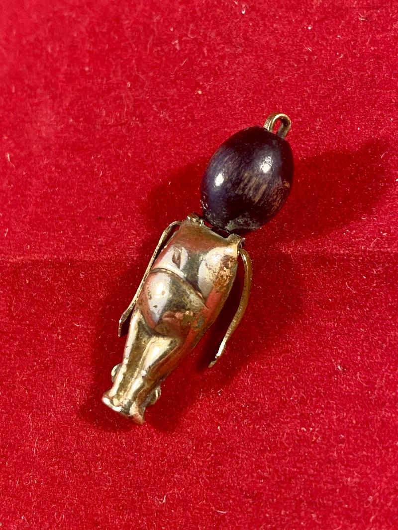Original WW1 ‘FUMSUP’ or TOUCH WOOD Soldier’s Lucky Gold Plated Charm