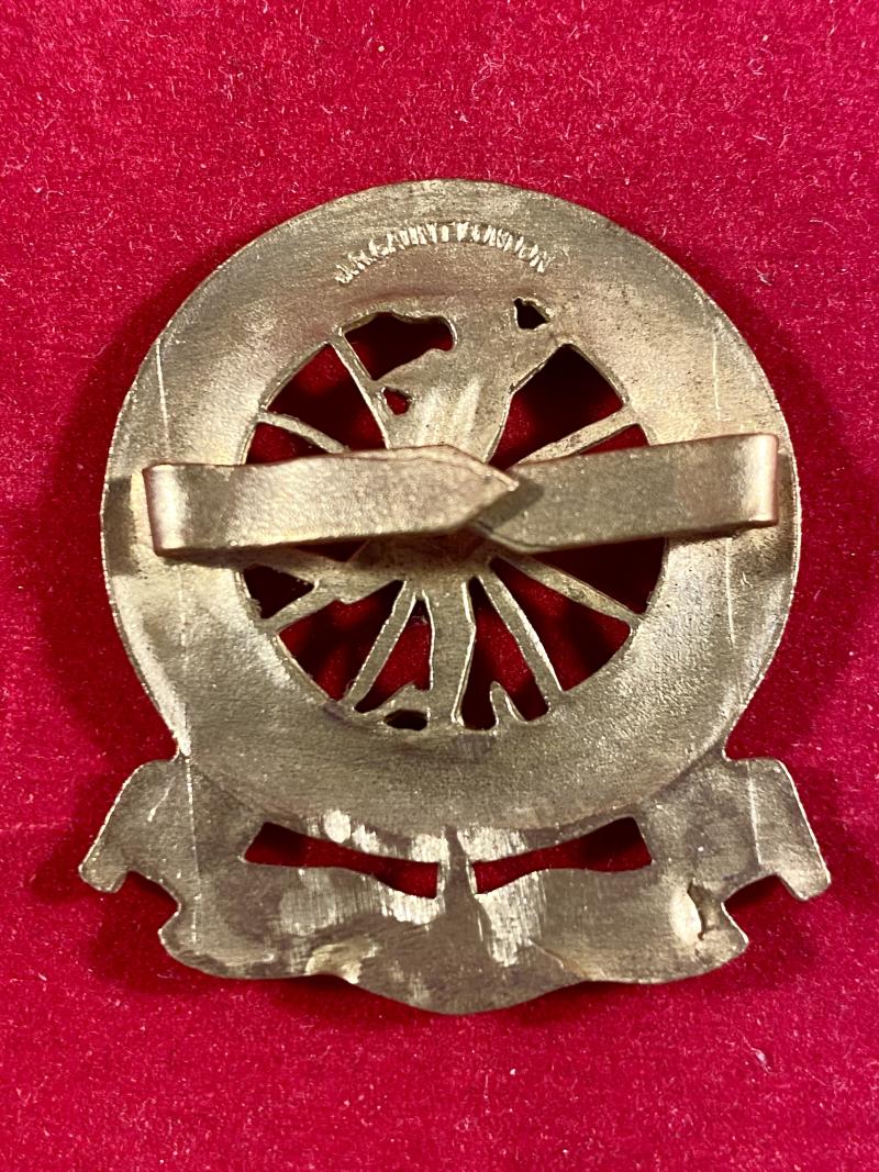 Fine Original WW1 Period Brass National Motor Volunteers Cap Badge