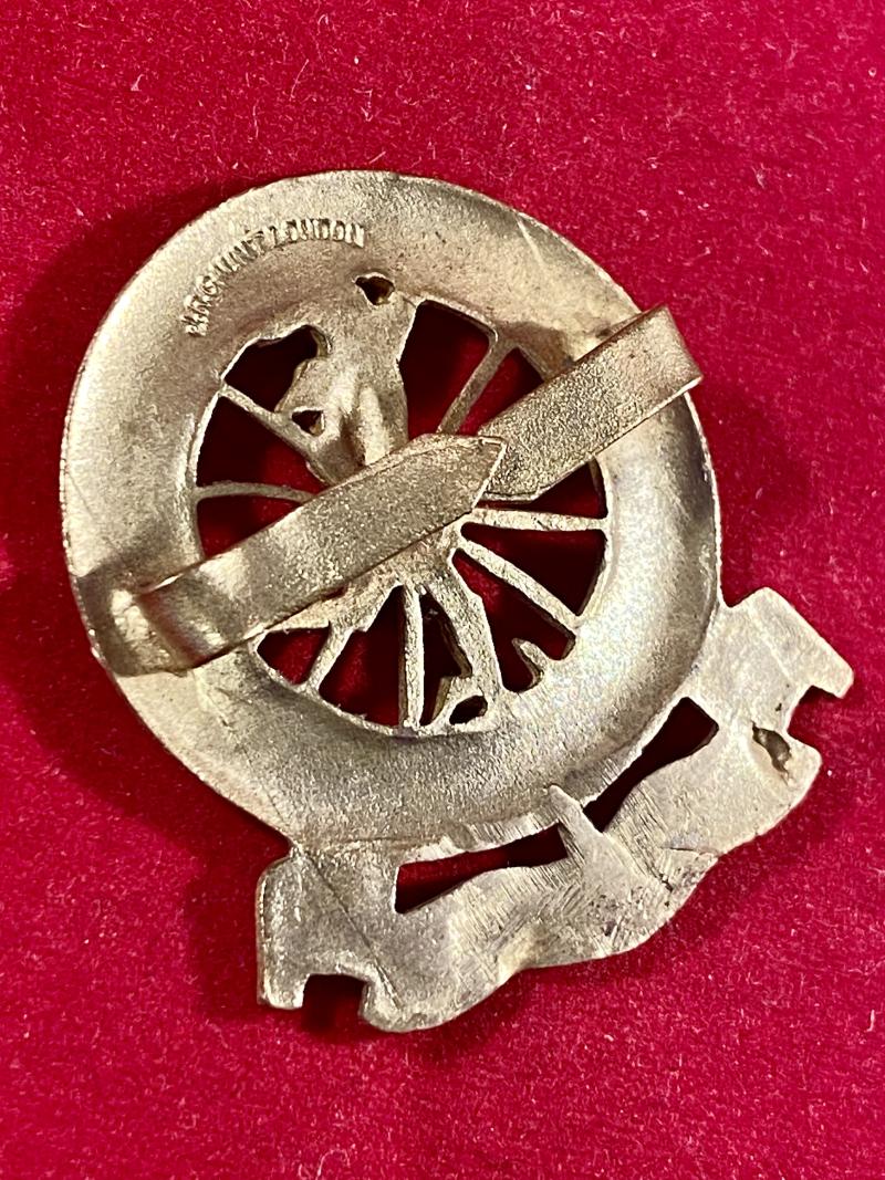 Fine Original WW1 Period Brass National Motor Volunteers Cap Badge