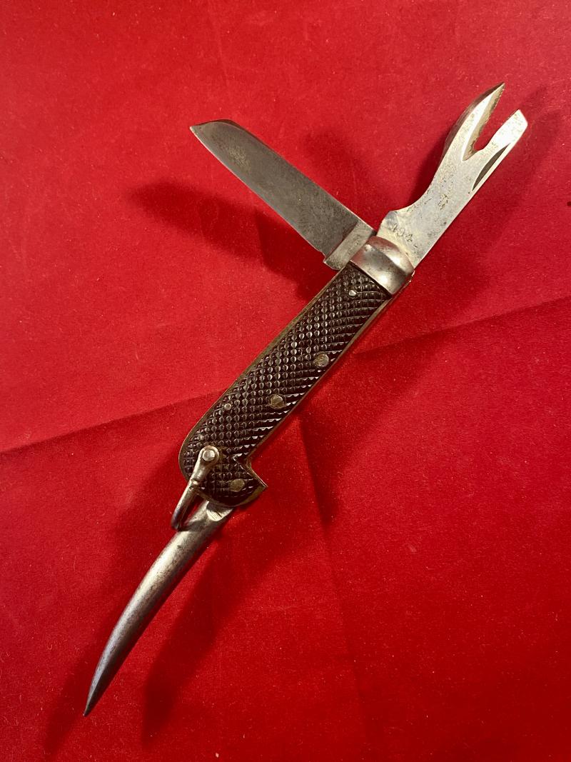 WW2 British Army Three-Piece Clasp or Jack Knife by Joseph Rodgers of Sheffield dated 1942
