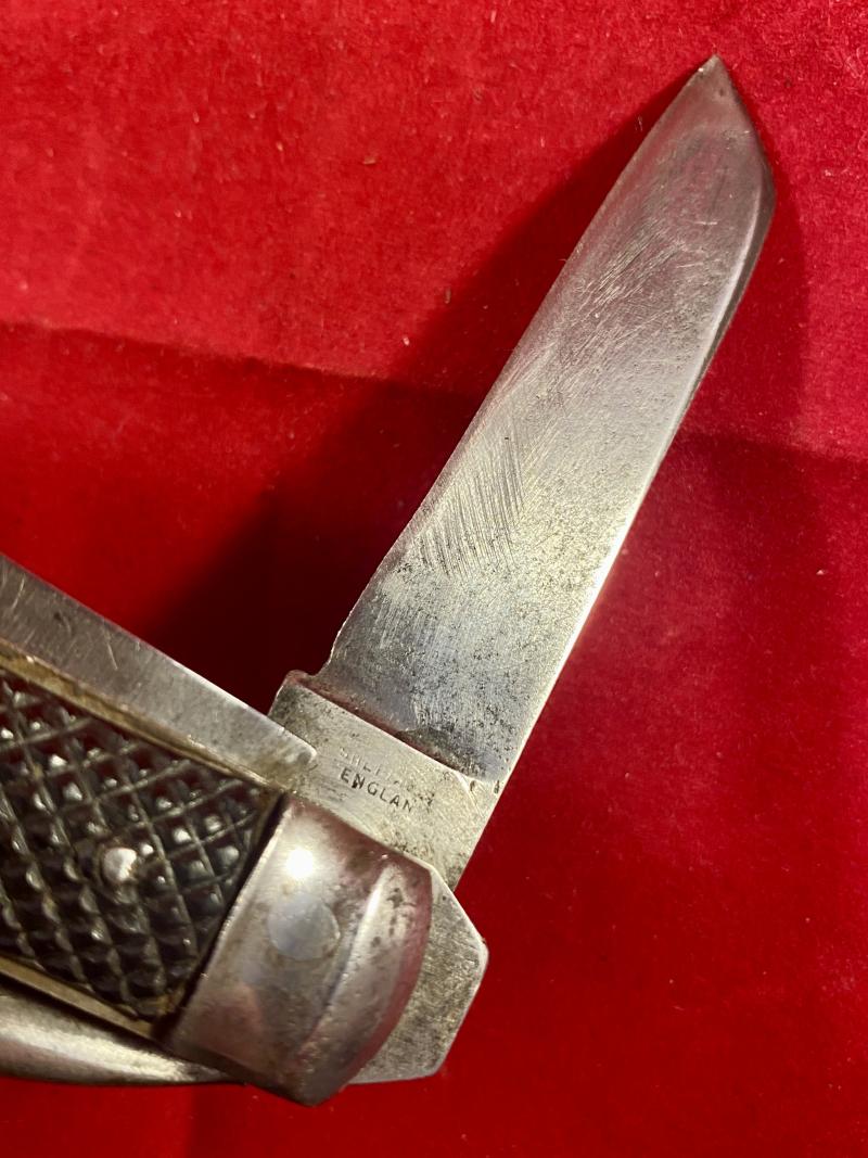WW2 British Army Three-Piece Clasp or Jack Knife by Joseph Rodgers of Sheffield dated 1942