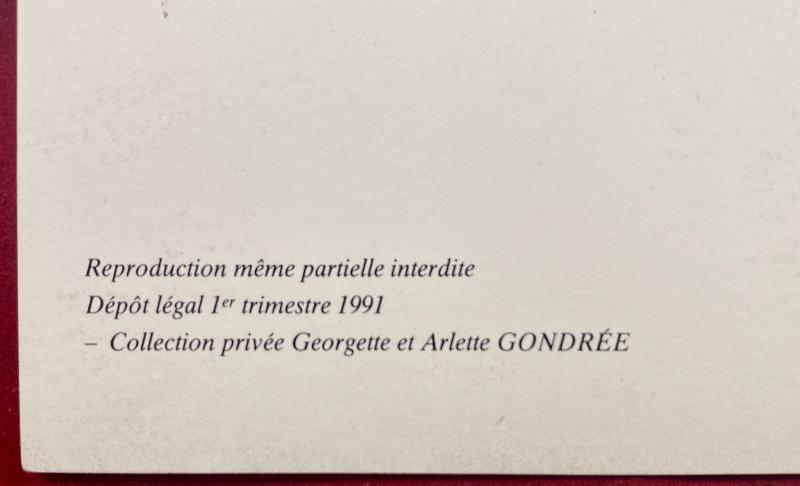 Rare Commemorative D-Day Landing Postcard from the Famous Pegasus Bridge Café signed by Major John Howard DSO c1980