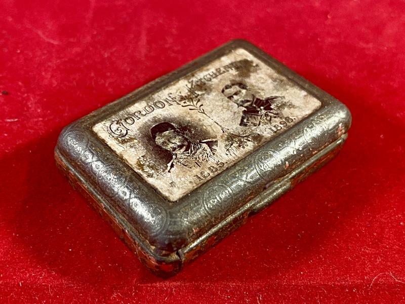 Rare Bryant & May - Jahnckes Vesta Case Depicting the images of GORDON & KITCHENER c1900