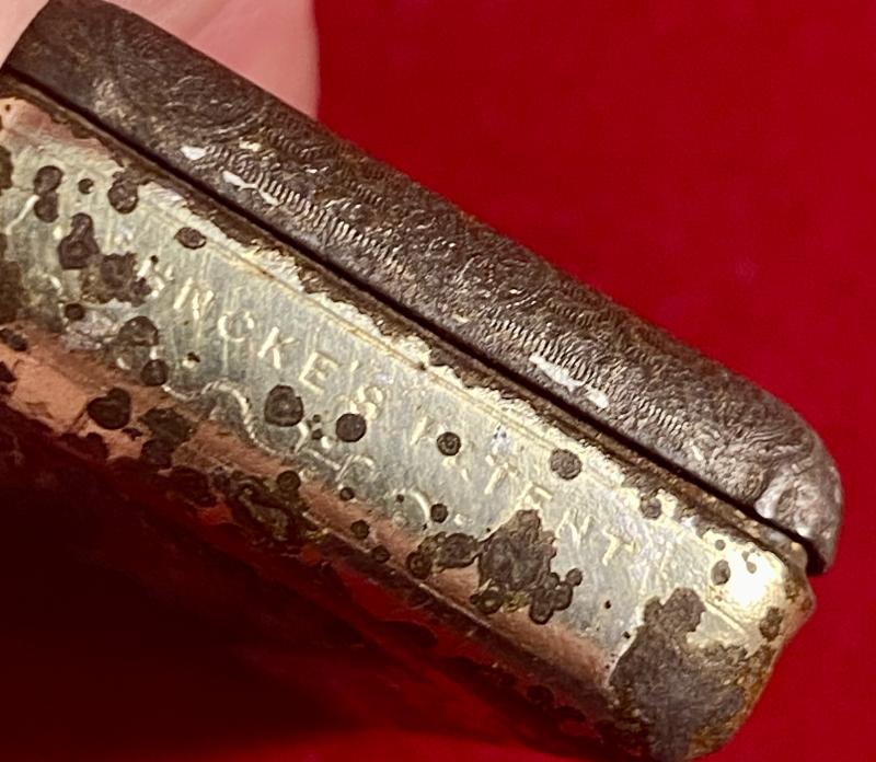 Rare Bryant & May - Jahnckes Vesta Case Depicting the images of GORDON & KITCHENER c1900