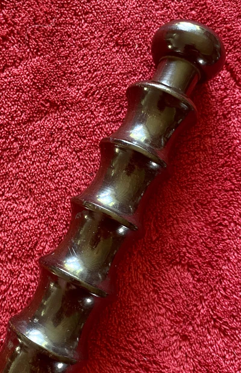 Beautiful Original Vintage Lignum Vita British Police Truncheon c1950