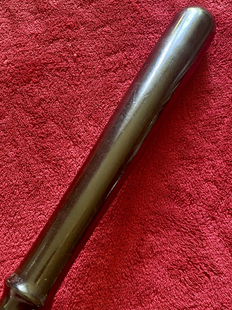 Beautiful Original Vintage Lignum Vita British Police Truncheon c1950