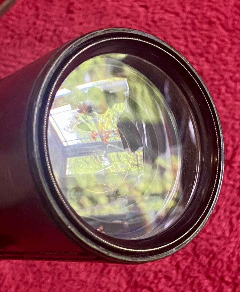 Original WW1 British Military “TEL. SIG (MK III) ALSO G.S.” Three-Draw Brass Telescope by W OTTWAY & Co Ltd, Ealing 1915