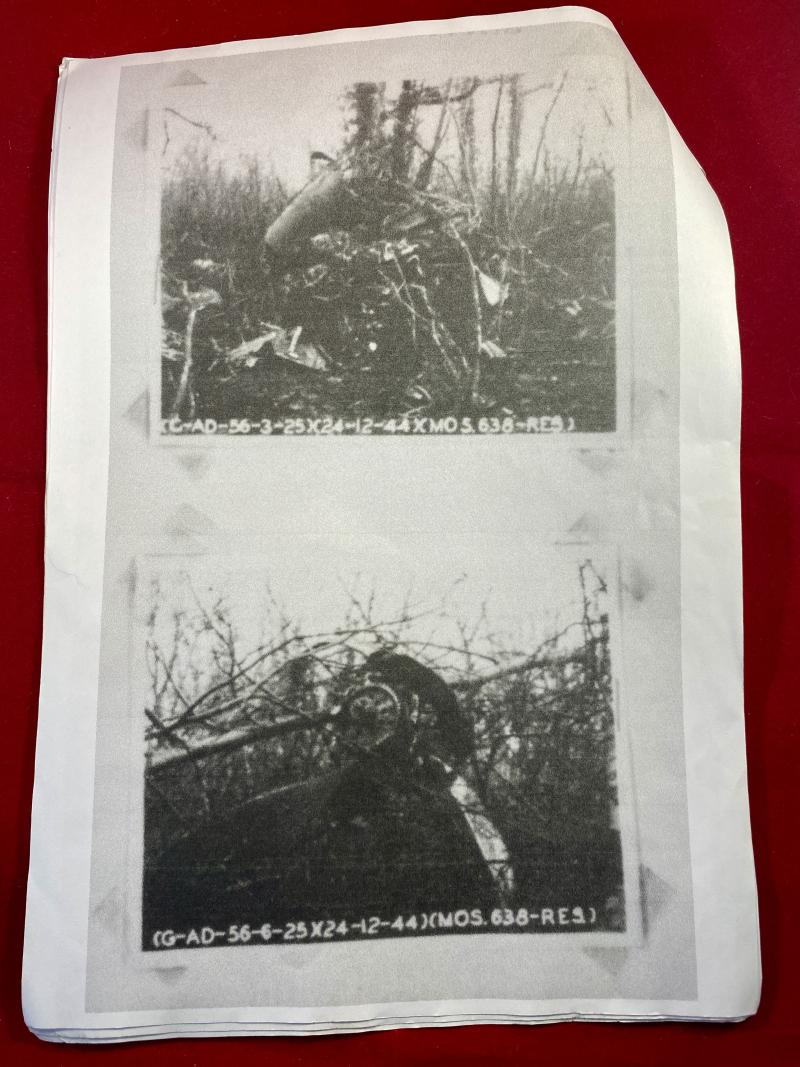 Recovered Parts from a Crashed WW2 USAAF Mosquito Mk XVI NS638 including the USA Flare Gun - Pistol Pyrotechnic M2