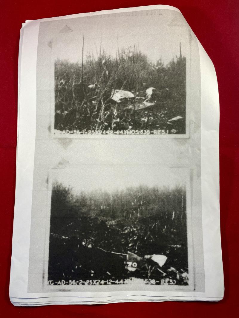 Recovered Parts from a Crashed WW2 USAAF Mosquito Mk XVI NS638 including the USA Flare Gun - Pistol Pyrotechnic M2