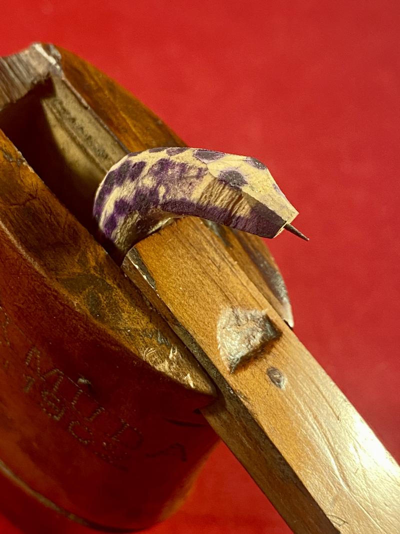 Rare Anglo-Boer War - POW made “Snake in a Boot” – Bermuda 1902