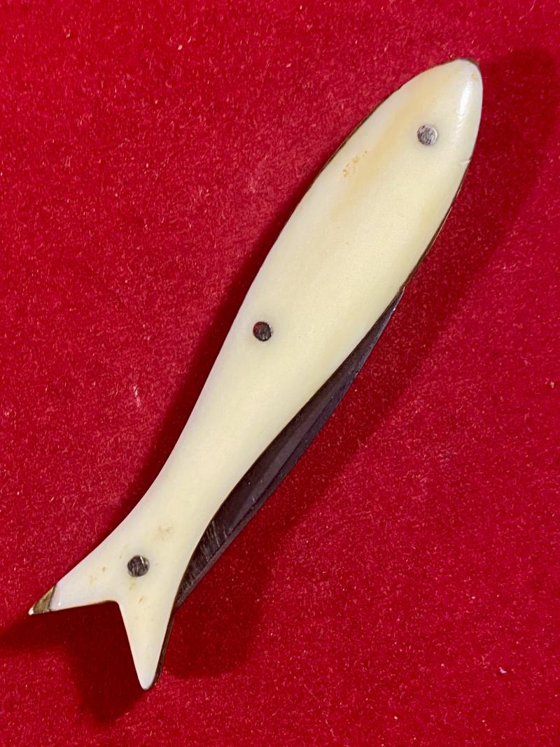 Unusual Fish Shaped Penknife by Southern & Richards of Sheffield c1900