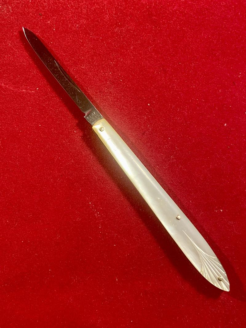 Victorian Folding Pocket Quill Cutter Pen Knife with 1.5