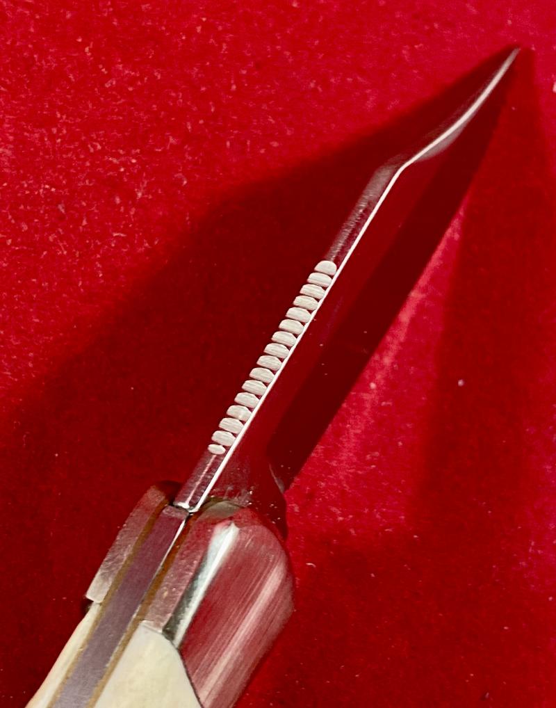 Vintage Explorer Solingen Baron Lockback Pocket Knife with Stag Grip