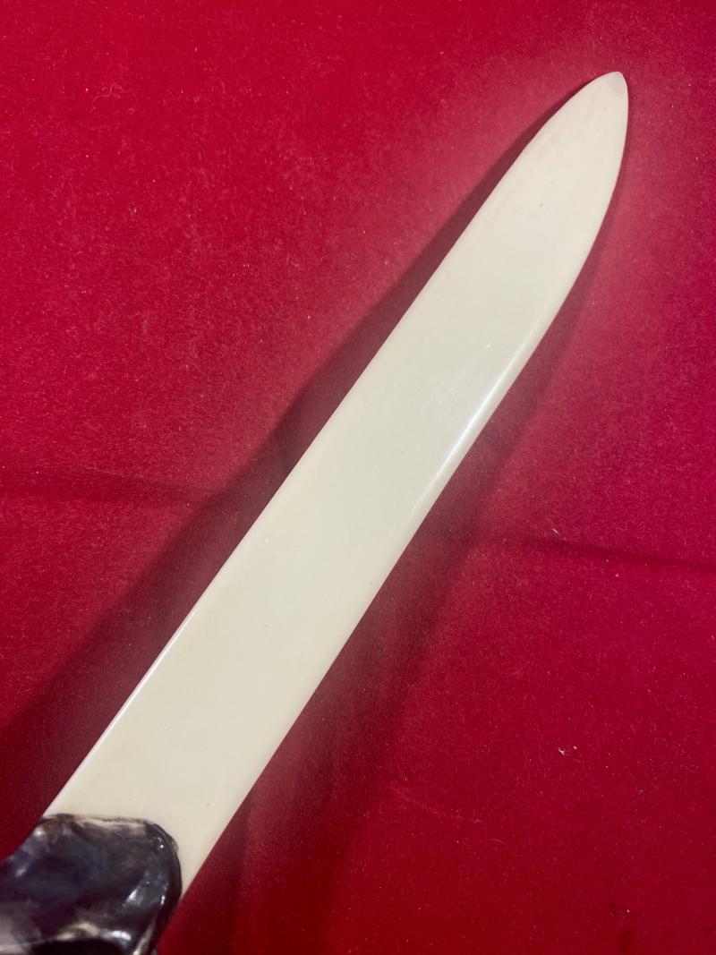 Unusual Moulded Elephant Head Celluloid Letter Opener c1930