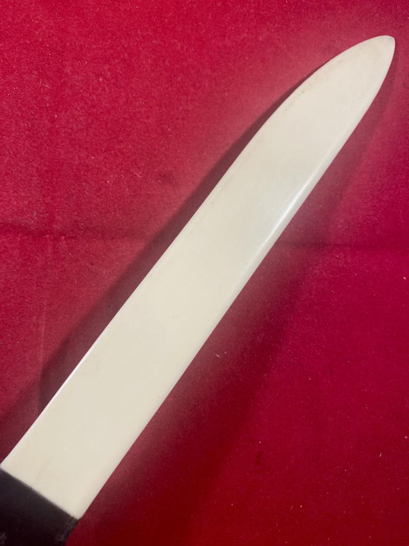 Unusual Moulded Elephant Head Celluloid Letter Opener c1930