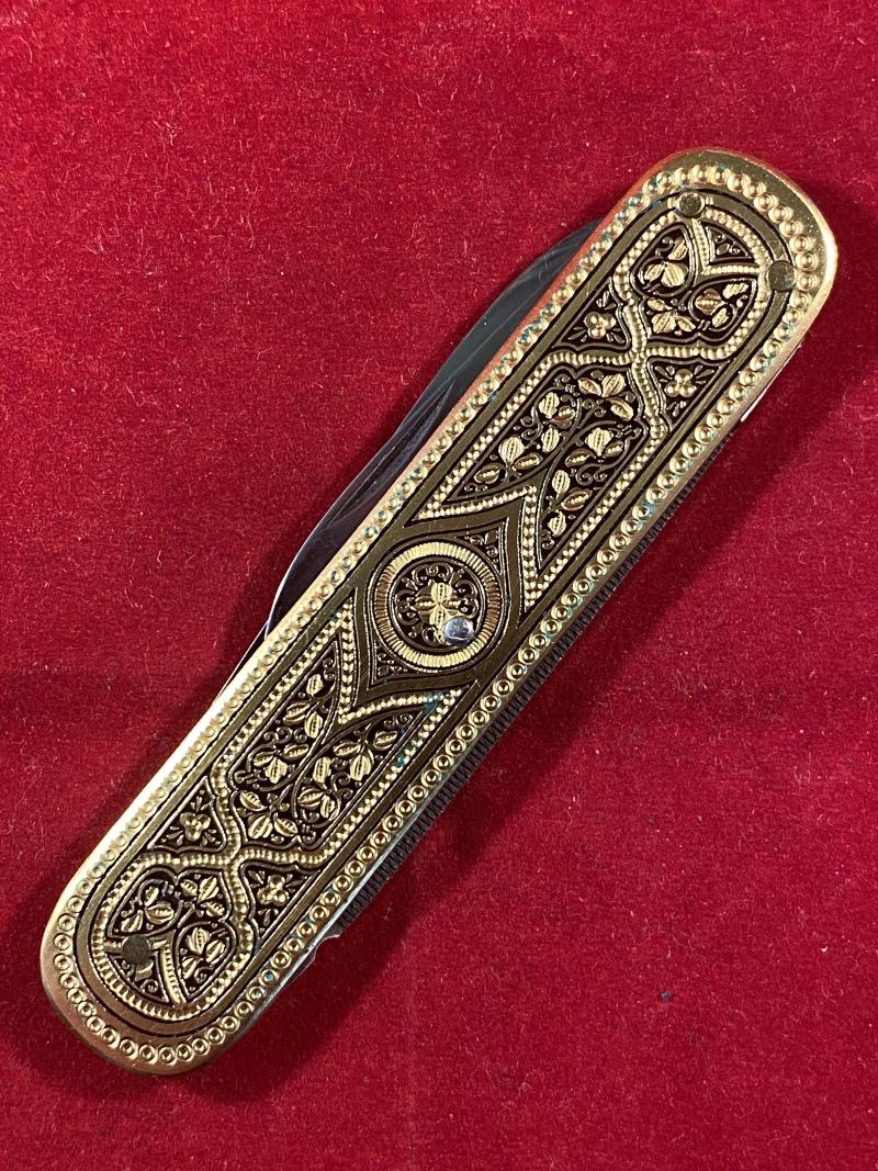 Mint Gentleman’s or Lobster knife by Aug. Muller Sohne Solingen made for the Mechanical Engineering Company, Th. Kieserling & Albrecht c1950