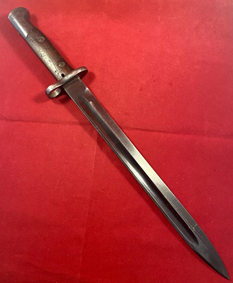 Antique Portuguese M1904 Sword Bayonet and Scabbard made by Simson & Co of Suhl Germany