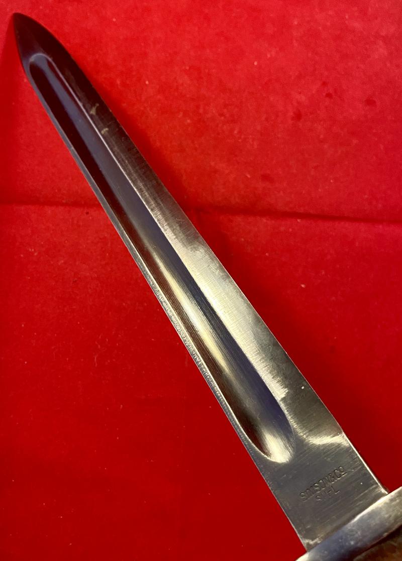 Antique Portuguese M1904 Sword Bayonet and Scabbard made by Simson & Co of Suhl Germany