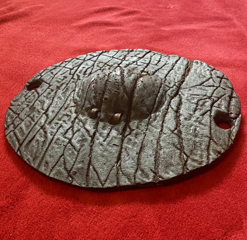 Rare 19th Century Elephant Hide Warrior Shield from the Hadendoa people of the Beja Tribe from Sudan/Eritrea