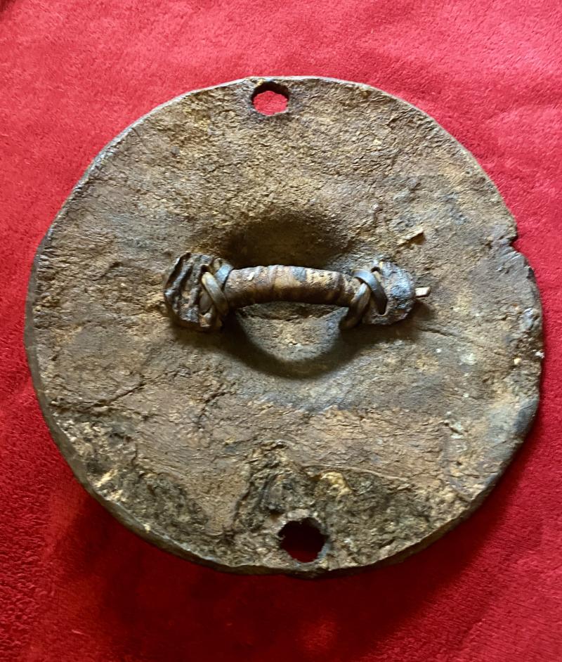 Rare 19th Century Elephant Hide Warrior Shield from the Hadendoa people of the Beja Tribe from Sudan/Eritrea