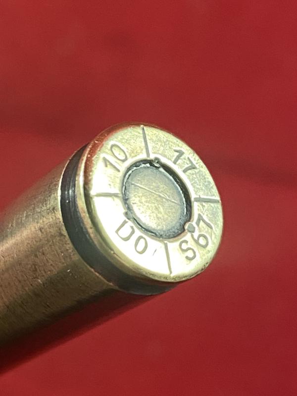 Unusual British WW1 Bullet Trench Art Letter Opener in the Shape of a Lady’s Leg with an Engaved Shoe and Garter