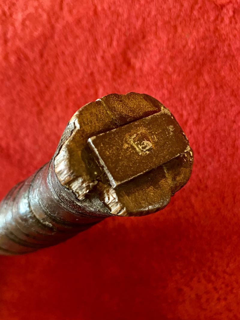 Early Nepalese Gurkha Fighting Kukri with Leather Wrapped Grip