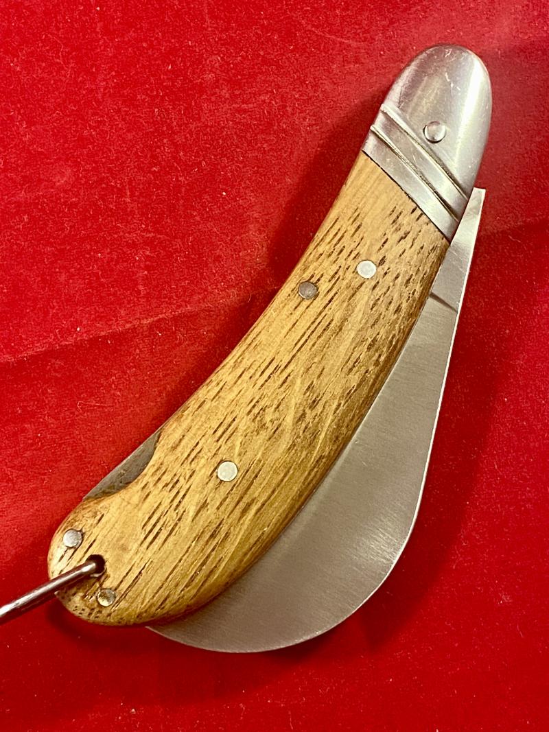 Joseph Bentley Pruning Knife with Oak Grips