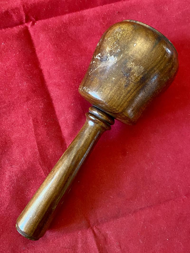 Antique Presentation Mallet to Mrs Down for Stone Laying Ceremony at Rock Chapel Yelverton Devon Aug 8th 1906