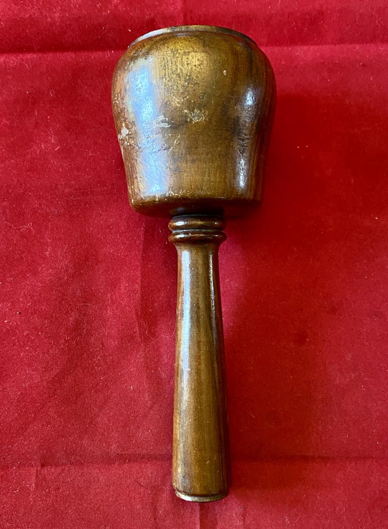 Antique Presentation Mallet to Mrs Down for Stone Laying Ceremony at Rock Chapel Yelverton Devon Aug 8th 1906