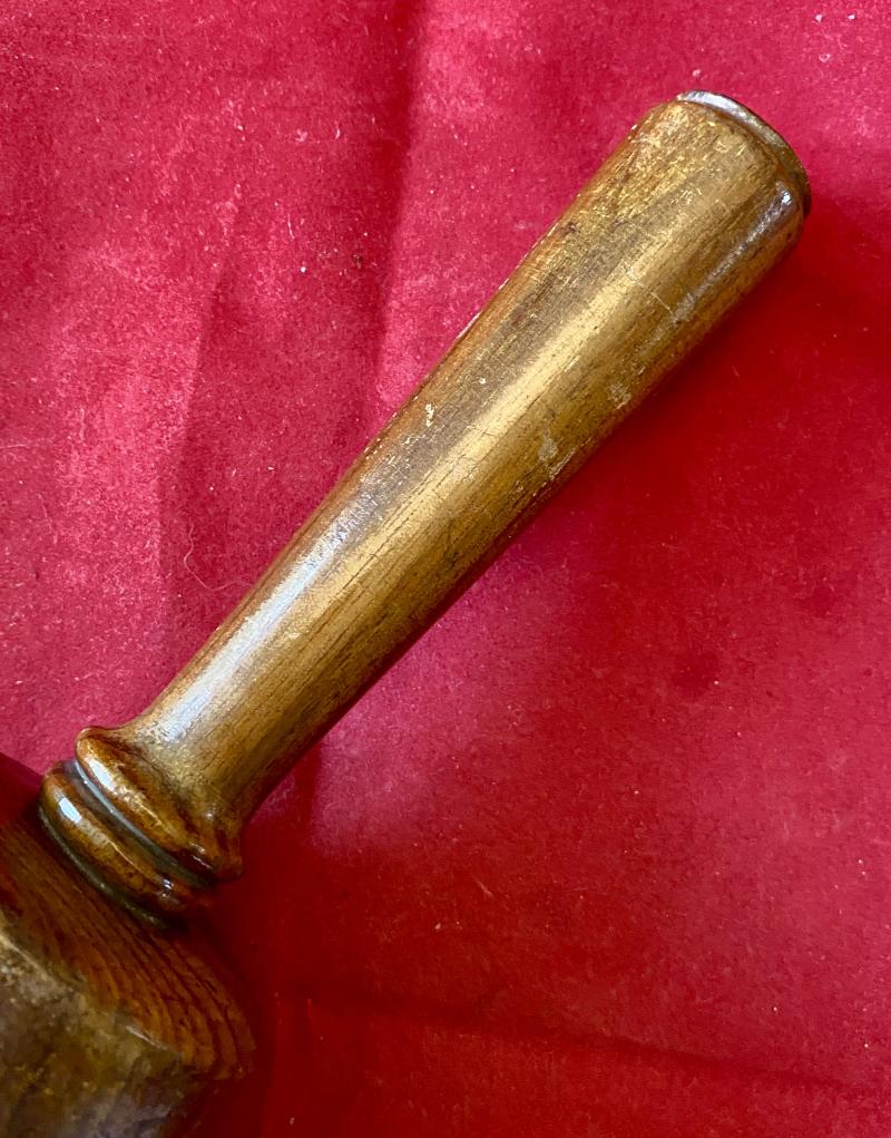 Antique Presentation Mallet to Mrs Down for Stone Laying Ceremony at Rock Chapel Yelverton Devon Aug 8th 1906