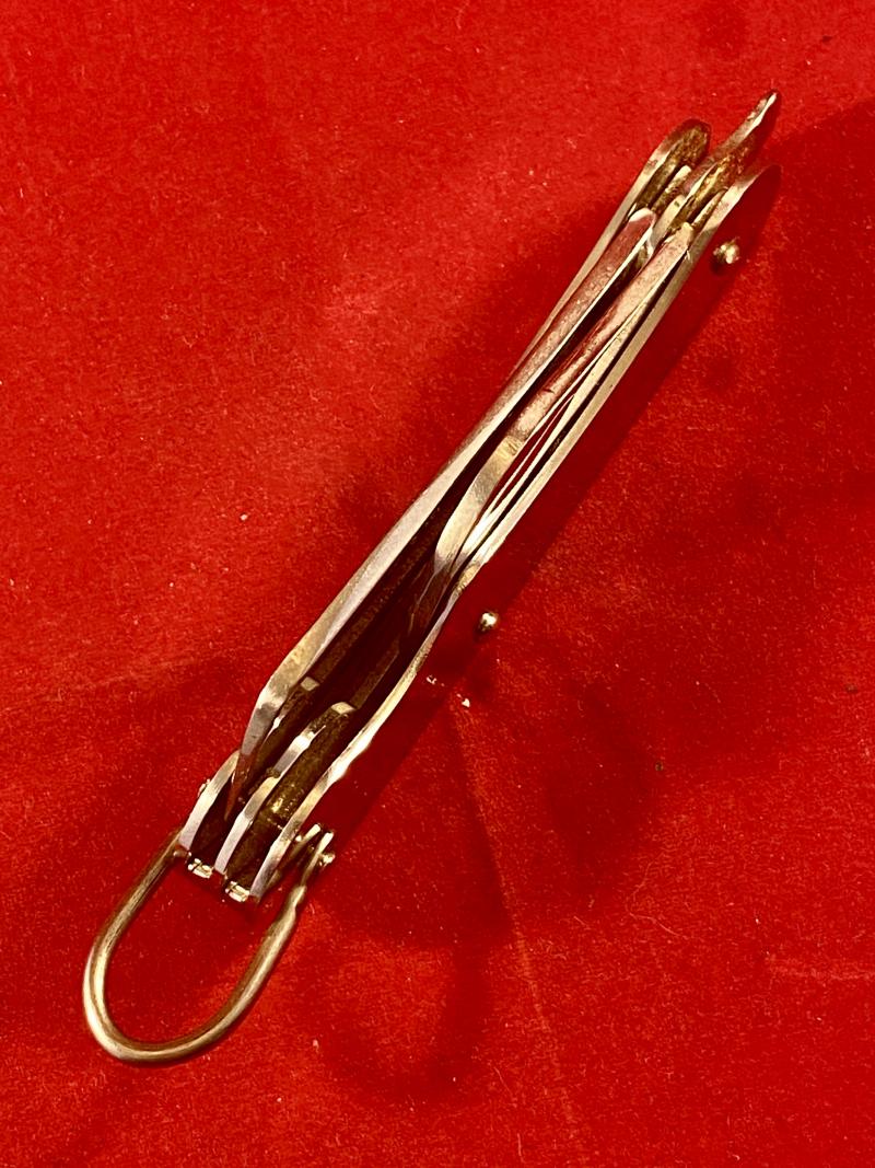 British Army Folding Two-Piece Stainless Steel Clasp or Jack Knife Dated 1968