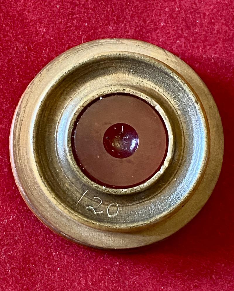 Antique Watchmaker’s Box Wood and Agate Stone Oil Pot