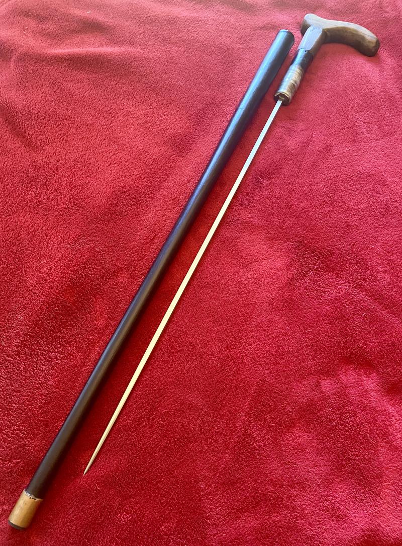 Antique Handcrafted Sword Stick with 21.5