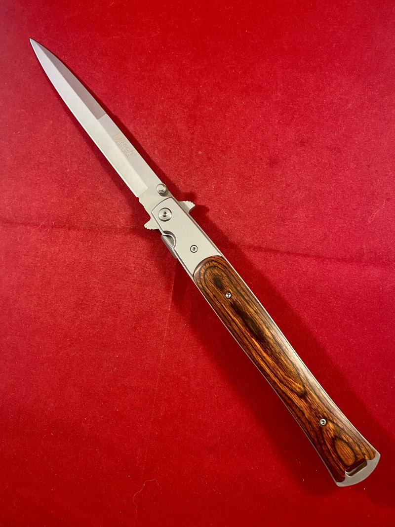 Mint Large Speedster Style Stiletto Lock Knife with 6” Stainless Steel Blade by MTech USA MT-262