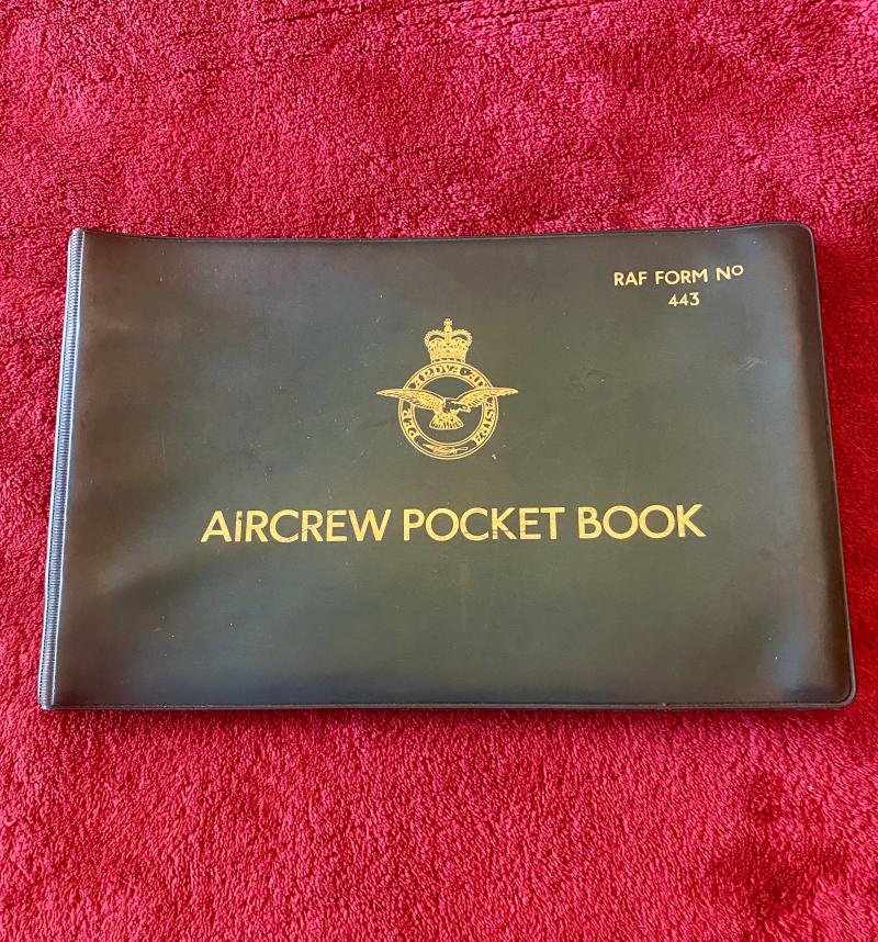 Issued Cold War era RAF Aircrew Pocket Book - RAF Form No. 443