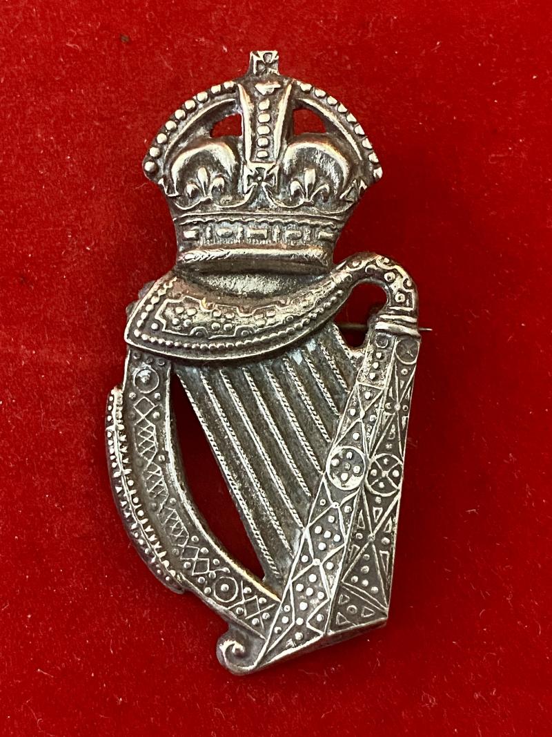 WW1 Sweetheart Brooch made from a Cap Badge for The 18th County of London Battalion (London Irish)