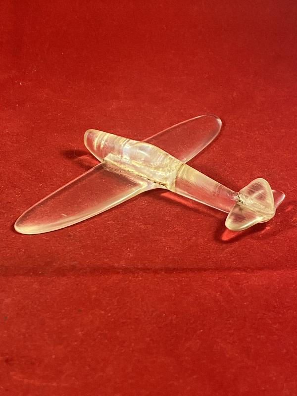 Rare WW2 “Trench Art” Plexiglass Model of a Spitfire