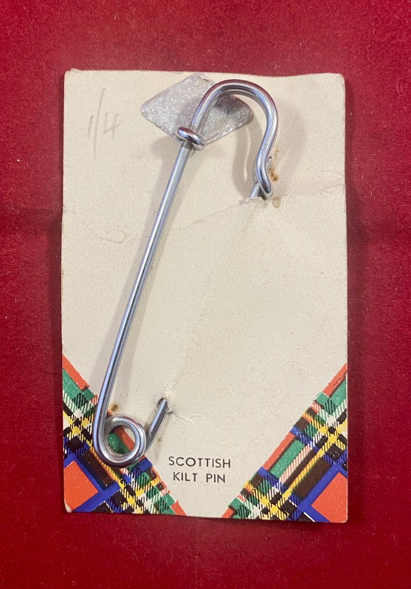 Vintage Scottish Kilt Pin on its Original Display Card – MIZPAH SERIES c1950