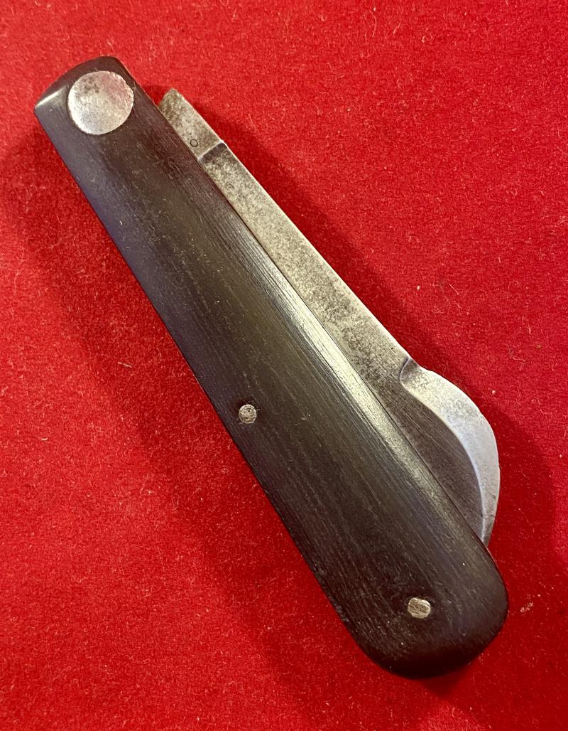 Scarce Antique Pocket Budding Knife with Oak Grip by SAYNOR COOKE & RIDAL c1880